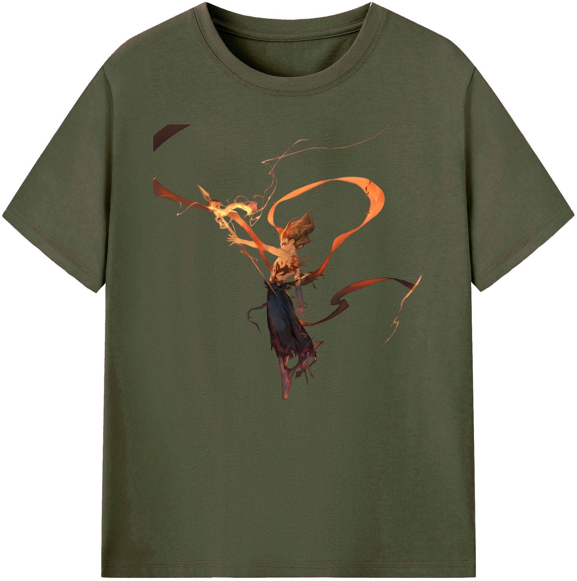 （画像用） Ne Zha 2 ナタ 魔童の大暴れ 綿100％ メンズ半袖Tシャツ｜肌触りやわらか＆通気性